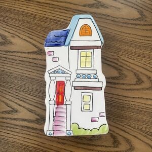 Takahashi Victorian House Wall Pocket Vase Japan Stand Alone‎ or Hanging